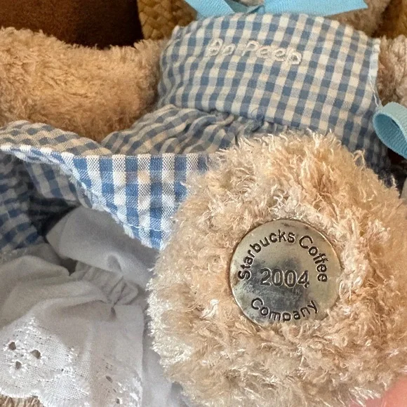 NWT!! Starbucks Bearista 2004 Little Bo Peep Teddy Bear - Picture 7 of 7
